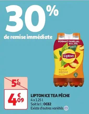 Lipton ice tea pêche 1,25 l