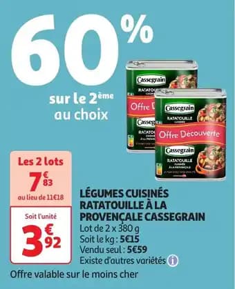 Promotion Exclusives de 18
La provencale : Découvrez l'Offre incontournable