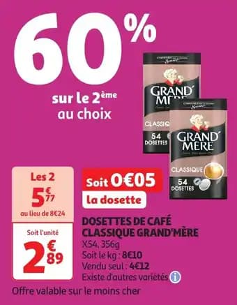 Promotion Exclusives de 8
De café classique : Découvrez l'Offre incontournable