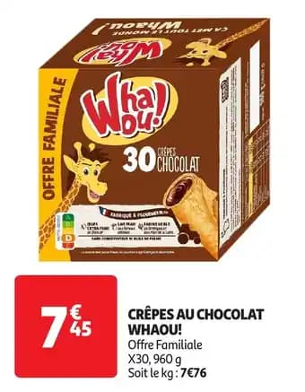 Promotion Exclusives de 3
Crêpes whaou! : Découvrez l'Offre incontournable