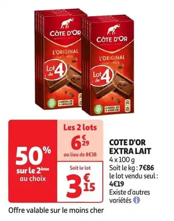 Promotion Exclusives de 12
Côte d'or : Découvrez l'Offre incontournable