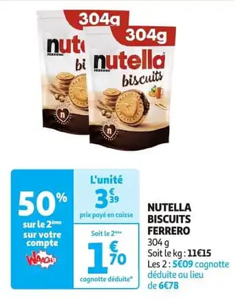 Nutella biscuits ferrero 304 g