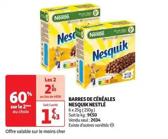Promotion Exclusives de 5
Nesquik : Découvrez l'Offre incontournable