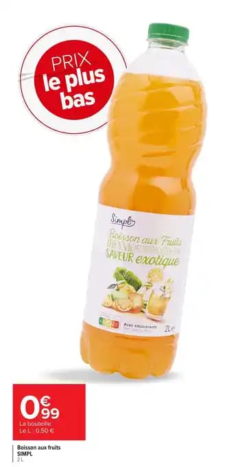 Promotion Exclusives de 17
Boisson aux fruits : Découvrez l'Offre incontournable