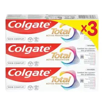 Promotion Exclusives de 3
Colgate total : Découvrez l'Offre incontournable