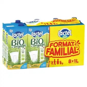 LACTEL Lait Bio Format Familial
