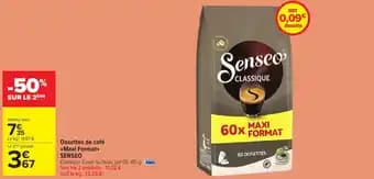 Dosettes de café Maxi Format SENSEO 416 g