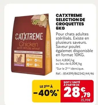 CATXTREME Selection de croquettes 6kg