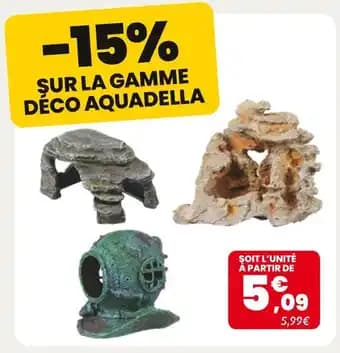 15% sur la gamme déco aquadella