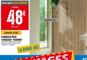 Promotion Exclusives de 29
Panneau : Découvrez l'Offre incontournable