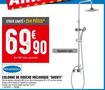 Promotion Exclusives de 1
Colonne de douche : Découvrez l'Offre incontournable