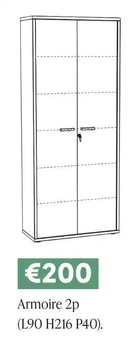 Armoire 2p
