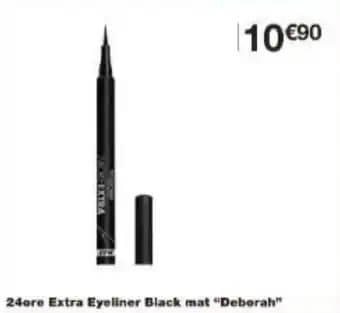 24ore Extra Eyeliner Black mat Deborah