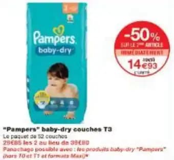 Promotion Exclusives de 10
Baby dry : Découvrez l'Offre incontournable