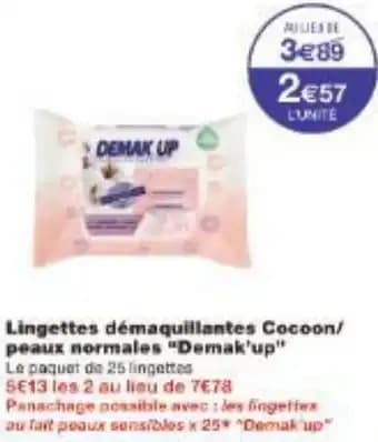 Promotion Exclusives de 4
Lingettes démaquillantes : Découvrez l'Offre incontournable