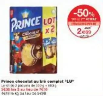 Promotion Exclusives de 1
Prince lu : Découvrez l'Offre incontournable