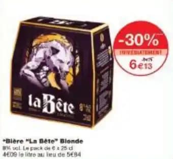 Biere La Bête Blonde 25 cl