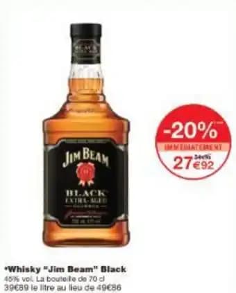 Promotion Exclusives de 1
Jim beam : Découvrez l'Offre incontournable