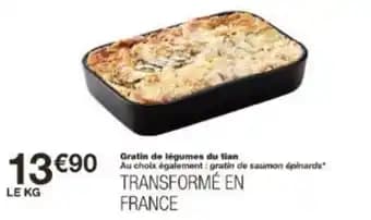 Gratin de légumes du tian