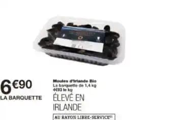 Moules d'Irlande Bio 1.4 kg