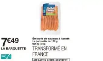 Promotion Exclusives de 3
Éminces de saumon : Découvrez l'Offre incontournable