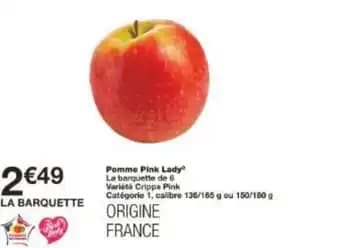 Pomme Pink Lady 150/180 g