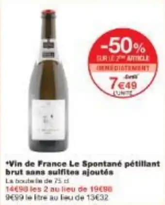 Promotion Exclusives de 1
Vin pétillant : Découvrez l'Offre incontournable
