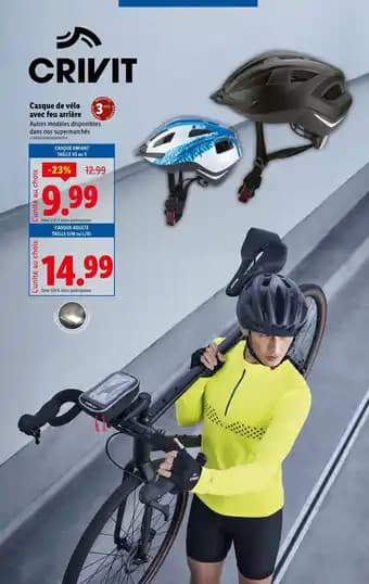 Promotion Exclusives de 3
Casque vélo : Découvrez l'Offre incontournable