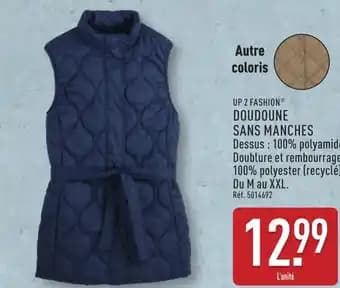 Up 2 fashion doudoune sans manches