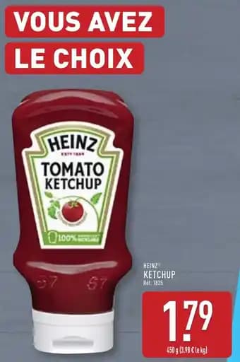 Promotion Exclusives de 1
Ketchup : Découvrez l'Offre incontournable
