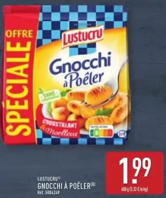 Lustucru gnocchi à poêler 600 g