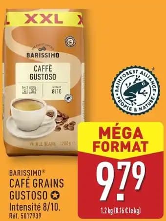 Barissimo café grains gustoso 1.2 kg