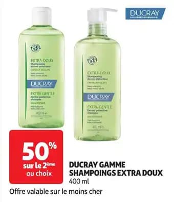 Ducray gamme shampoings extra doux 400 ml