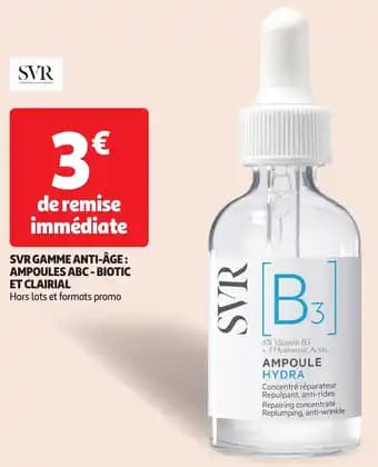 Svr gamme anti-âge: ampoules abc-biotic et clairial