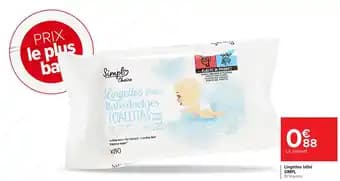 SIMPL Lingettes bébé