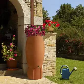 Récupérateur d'eau en jarre avec socle 235 L