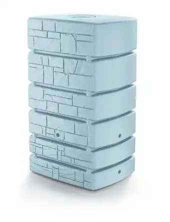 Récupérateur d'eau mural effet pierre 500 L