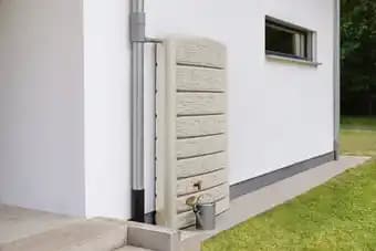 Récupérateur d'eau Extra Slim Stone Décor 400 L