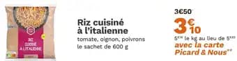 Riz cuisiné à l'italienne 600 g