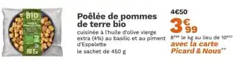 Poêlée de pommes de terre bio 450 g