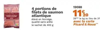 Promotion Exclusives de 18
De saumon atlantique : Découvrez l'Offre incontournable