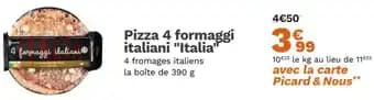 Pizza 4 formaggi italiani Italia 390 g