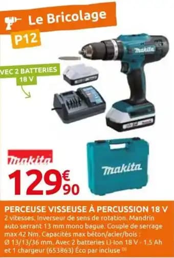 Promotion Exclusives de 5
Perceuse à percussion : Découvrez l'Offre incontournable
