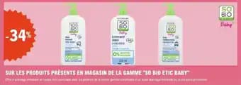 Promotion Exclusives de 4
So bio etic : Découvrez l'Offre incontournable