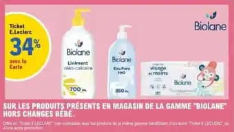 Promotion Exclusives de 2
Biolane : Découvrez l'Offre incontournable