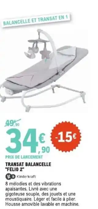 Transat balancelle felio 2