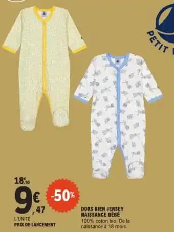 Dors bien jersey naissance bébé