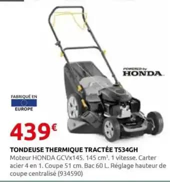 Tondeuse thermique tractée t534gh