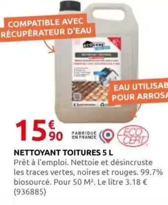 Nettoyant toitures 5 L