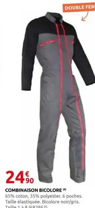 Combinaison bicolore